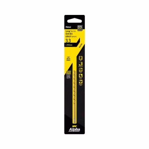 Alpha Gold Series 3.3mmx104mm Extra Long Series Drill Bit