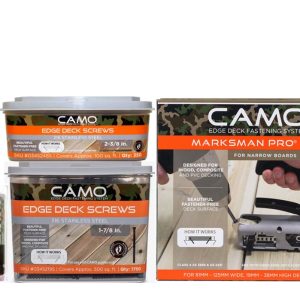 Camo Hidden Fixing System for 80-123mm Decking Boards Package Deal