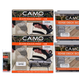 Camo Hidden Fixing System for 80-123mm Decking Boards Package Deal