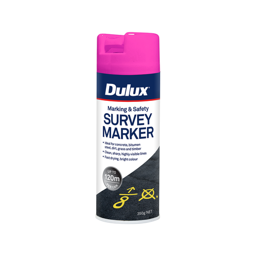 Dulux Precision Survey Marker Spray Paint - Image 2