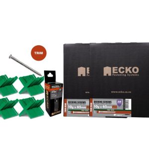 Ecko Trim Head Torx Decking Screw 10gx65mm + 316 S/S Package Deal