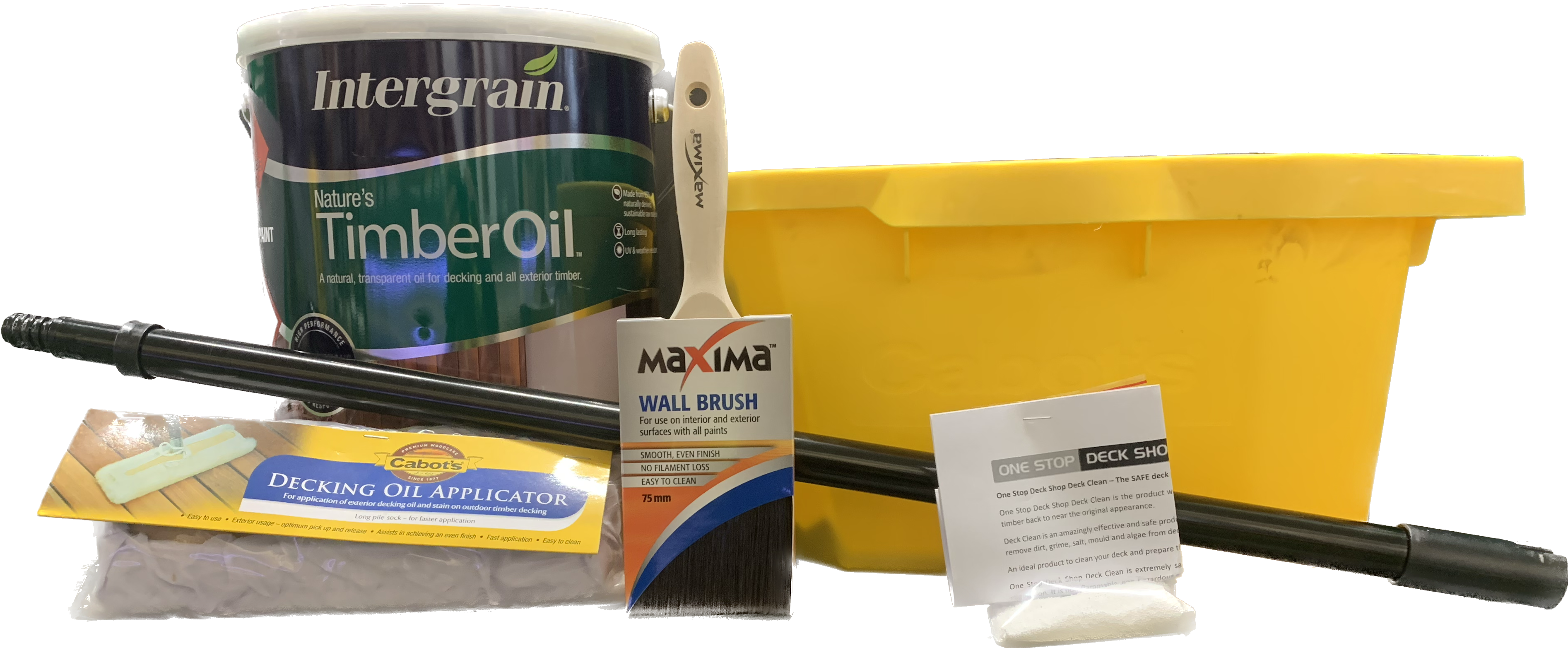 Natures Timber Oil Coating Packages up to 100sqm