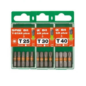 Spax Driver Bits 25mm