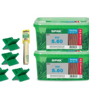Spax Stainless Steel T25 Deck Screw 5x60 Package Deal