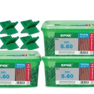 Spax Stainless Steel T25 Deck Screw 5x60 Package Deal