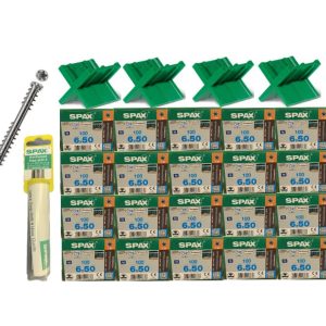 Spax 316 A4 Stainless Steel T25 Deck Screw 6x50 Package Deal