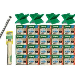Spax 316 A4 Stainless Steel T25 Deck Screw 6x80 Package Deal