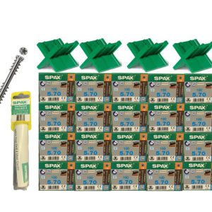 Spax Stainless Steel T25 Deck Screw 5x70 Package Deal