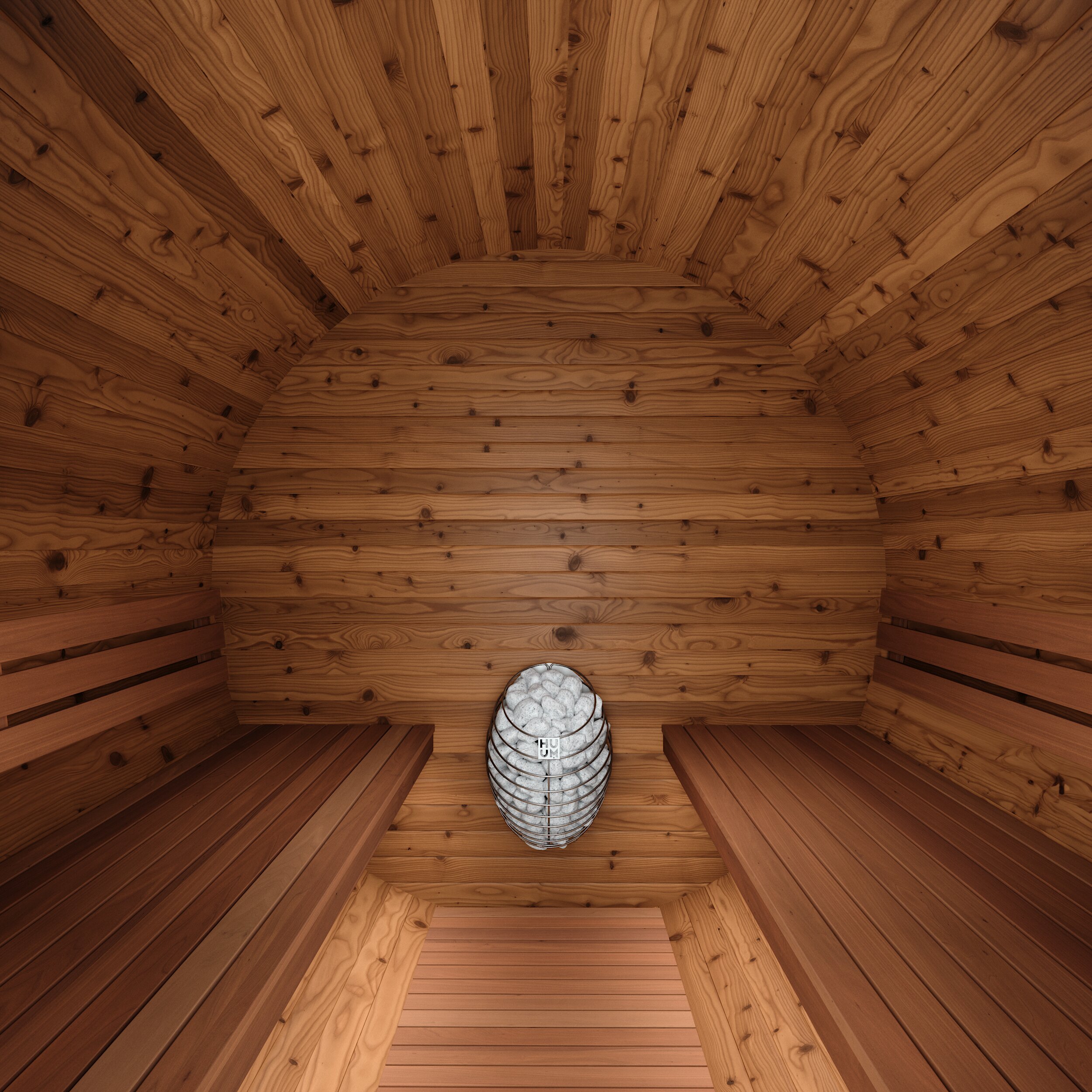 Round Barrel Sauna - Halo Comfy 225 - Image 8