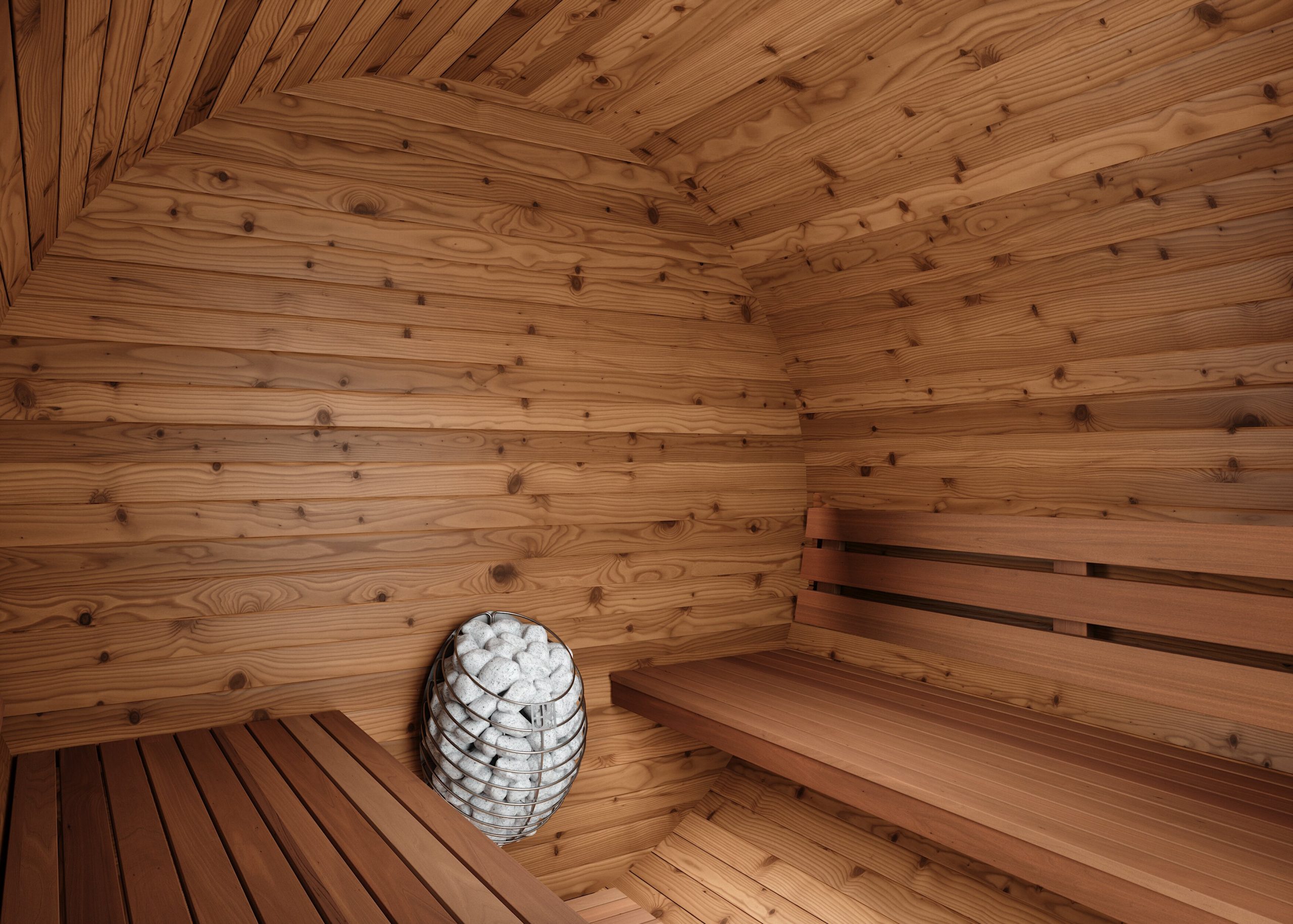 Round Barrel Sauna - Halo Comfy 225 - Image 9