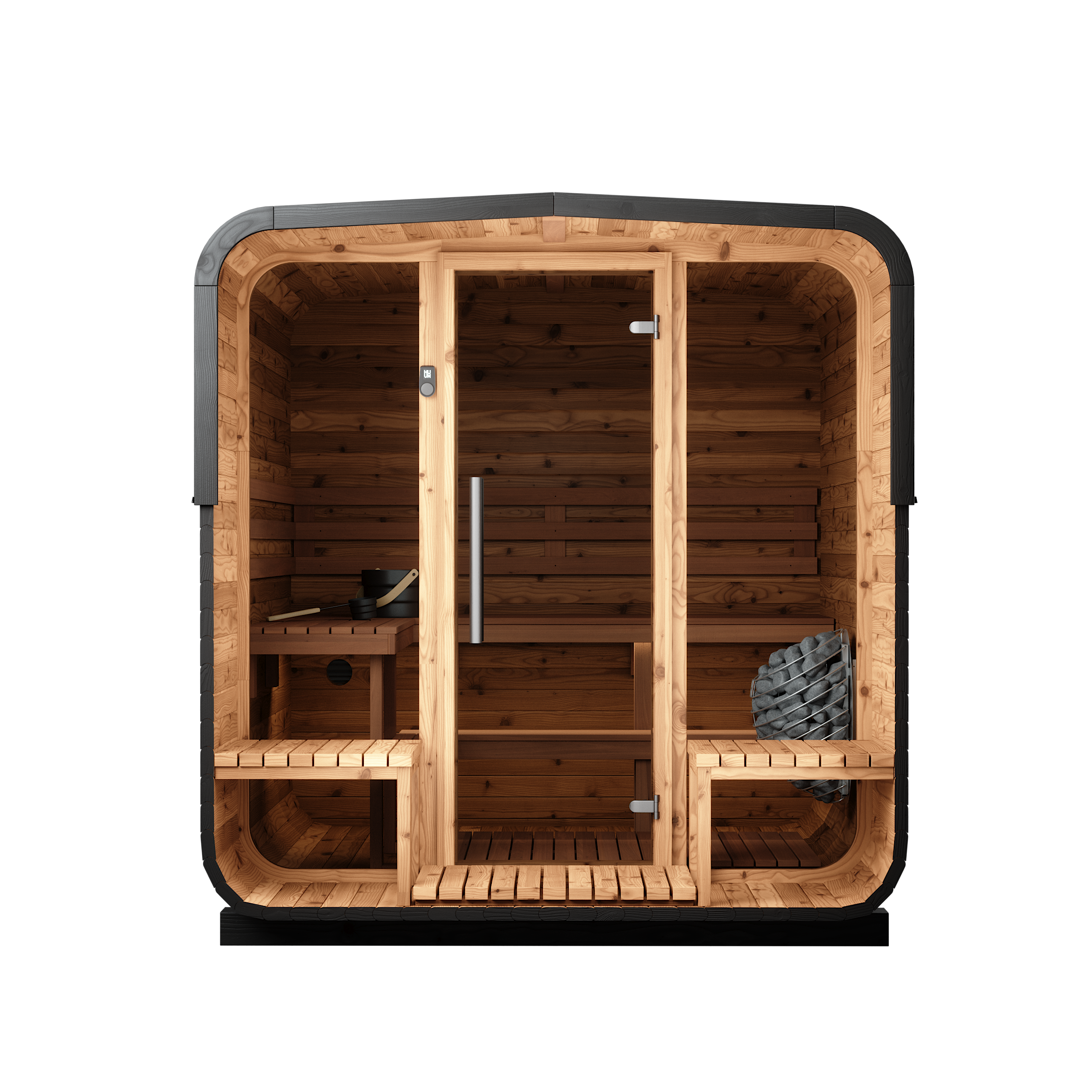 Square Barrel Sauna - Nora 210 - Image 13