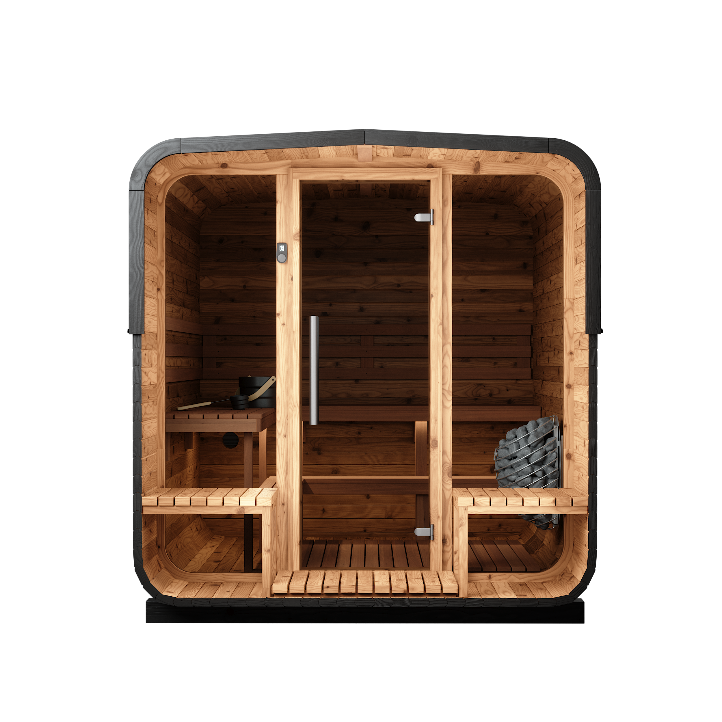 Square Barrel Sauna - Nora 250 - Image 13
