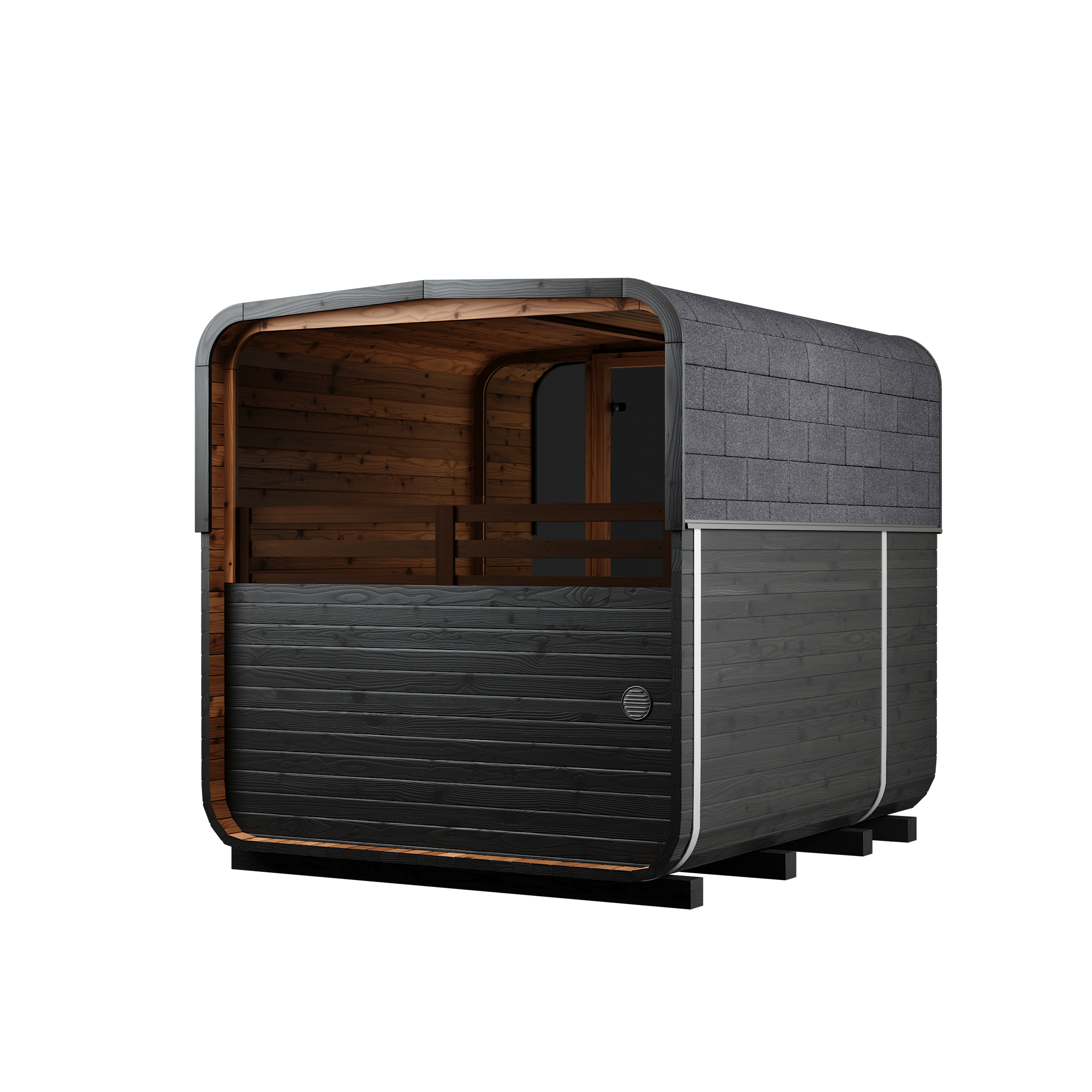 Square Barrel Sauna - Nora 250 - Image 15