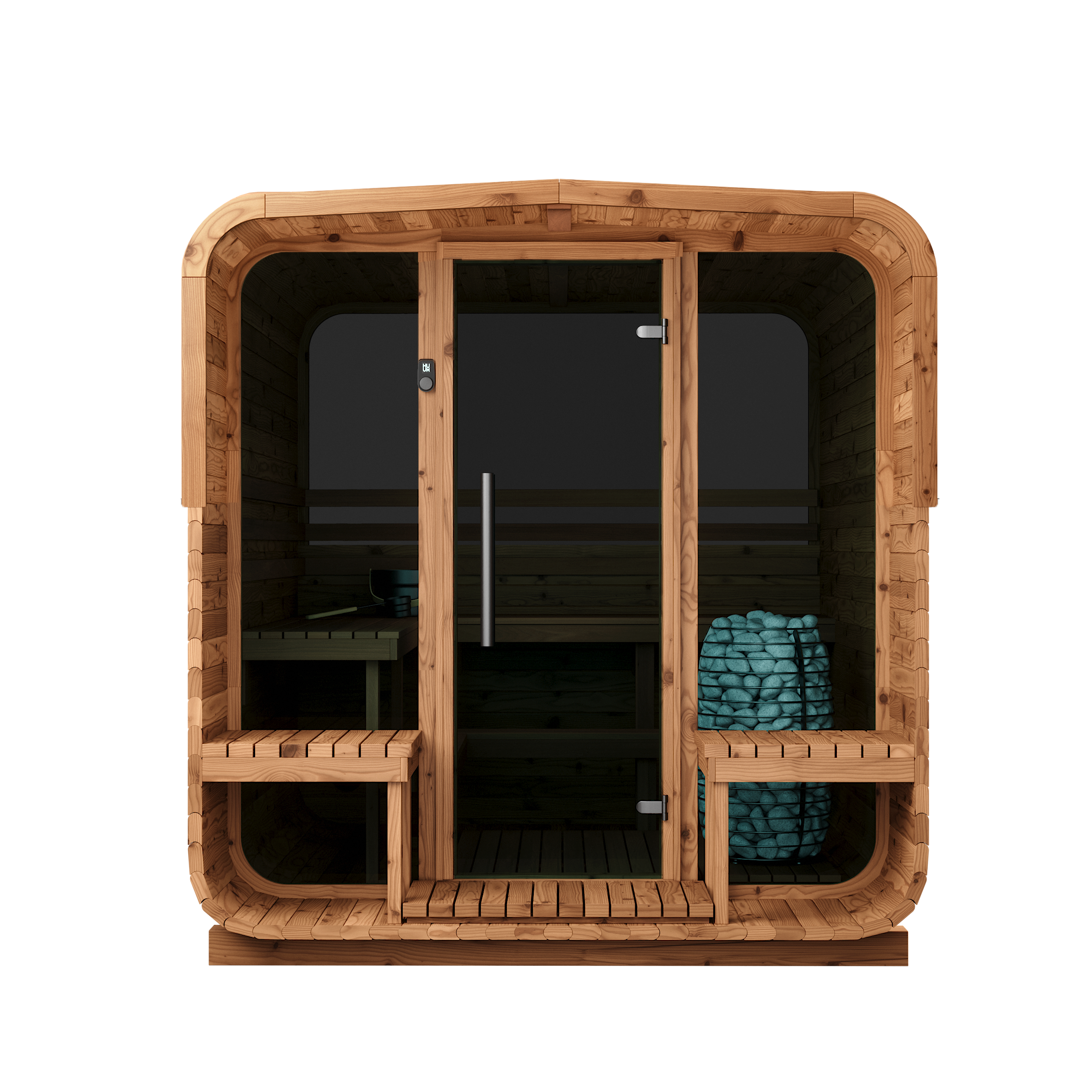 Square Barrel Sauna - Nora 250 - Image 16