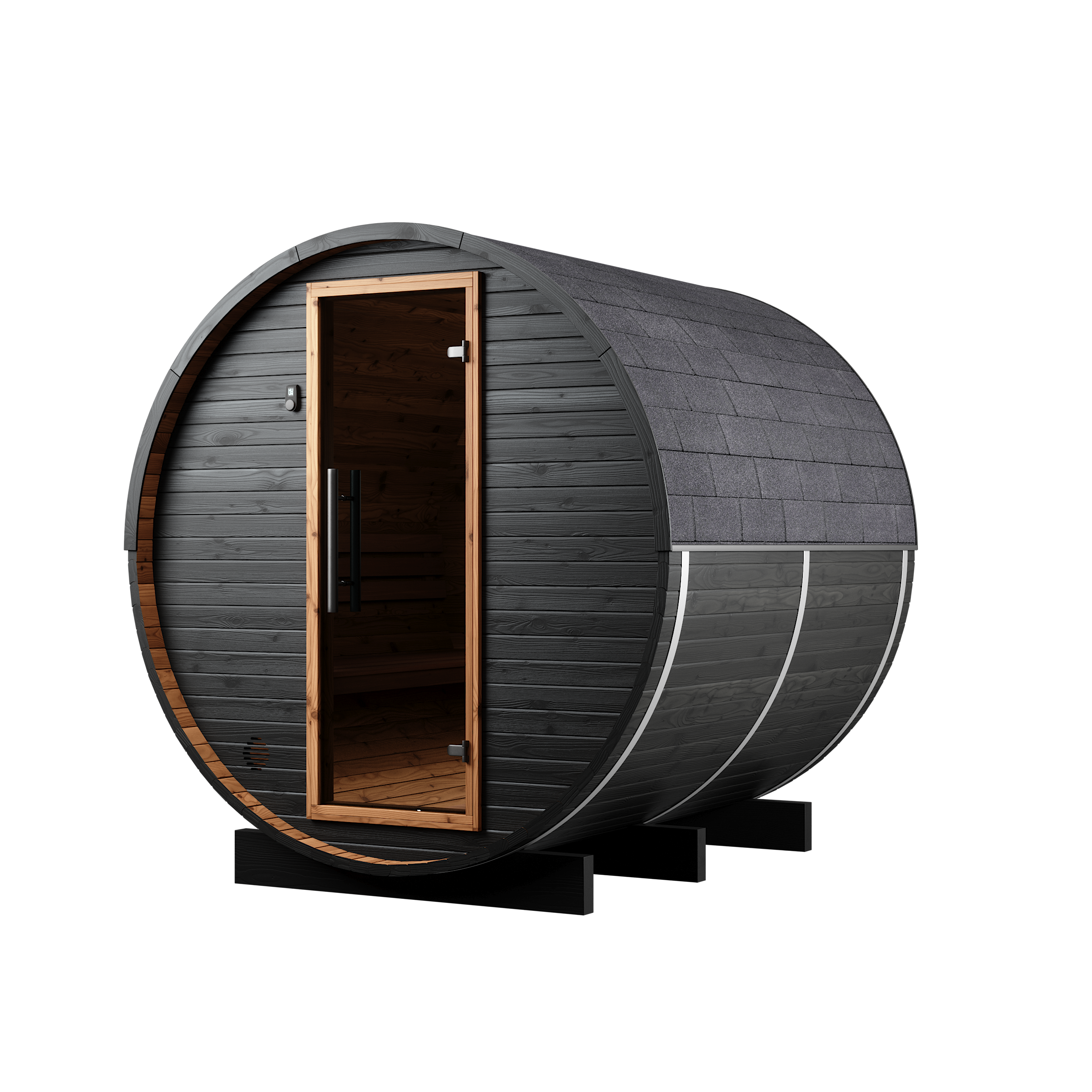 Round Barrel Sauna - Halo Comfy 225 - Image 22